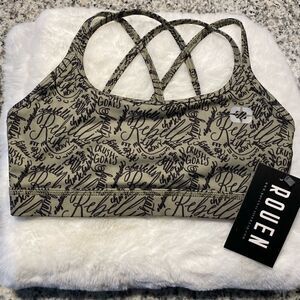 NWT Rouen Crush Goals sports Bra. Size XS.